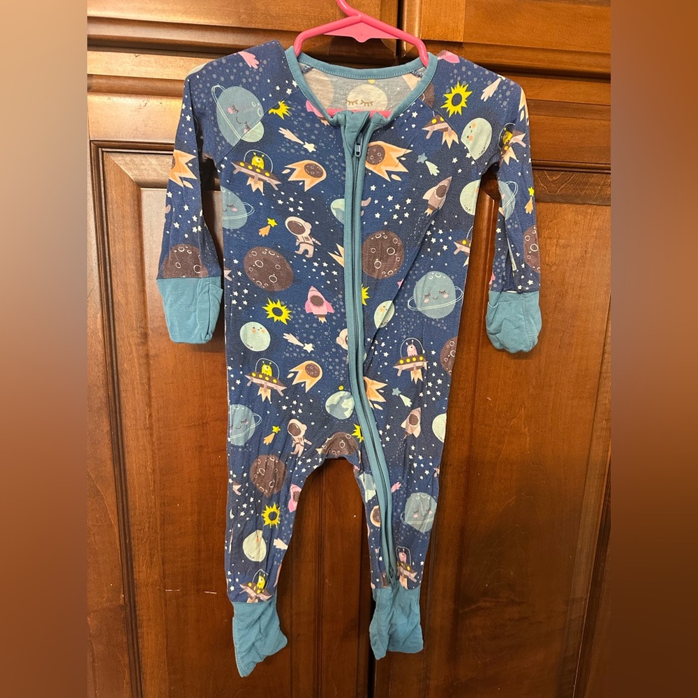 Little Sleepies Celestial Blue Kids Footie